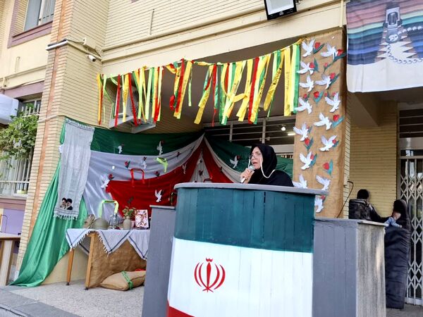 زنگ مهر در دبیرستان شاهد تقوا پیشگان ناحیه ۴ مشهد نواخته شد