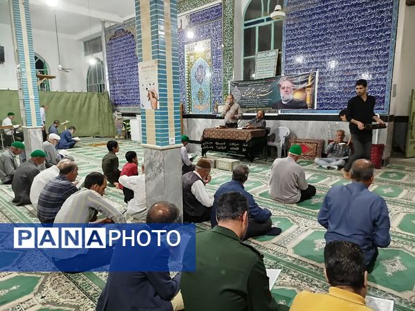 برگزاری مراسم اولین سالگرد شهادت خادم الرضا در شهر حسن آباد