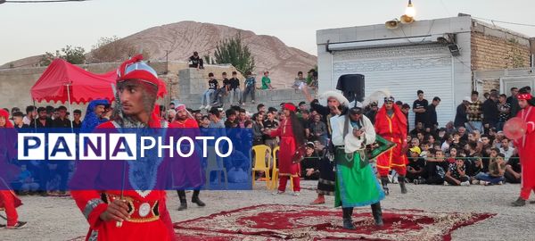 مراسم تعزیه خوانی حسینی در روستای حسین آباد شهرستان شیروان
