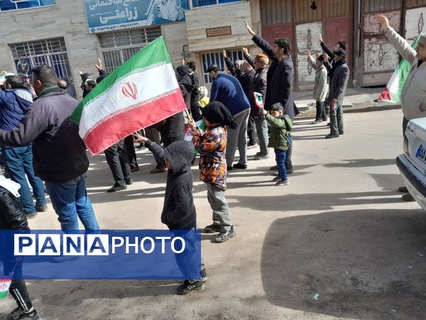 حضور پرشور مردم نسر در یوم‌الله ۲۲ بهمن؛ تجدید میثاق با آرمان‌های انقلاب