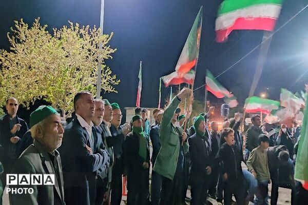 جوشش غیرت انقلابی مردم شهر بار در  اجتماعات شبانه