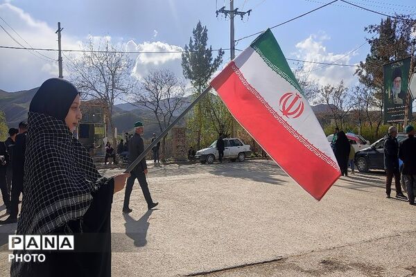 مراسم راهپیمایی اربعین شهادت قائد امت در شهر بار نیشابور-۱