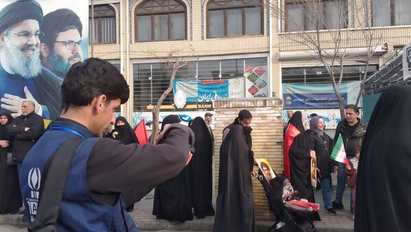 مراسم تشییع نمادین پیکر شهدای مقاومت در مشهد