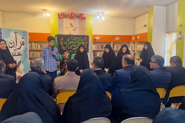 طنین آیات وحی در آیین افتتاح هفته قرآن و عترت در فشافویه