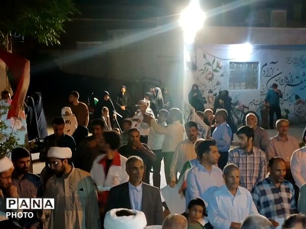 قرار شبانه  مردم شهرستان مه ولات همزمان با عید سعید غدیر و رحلت امام خمینی (ره)