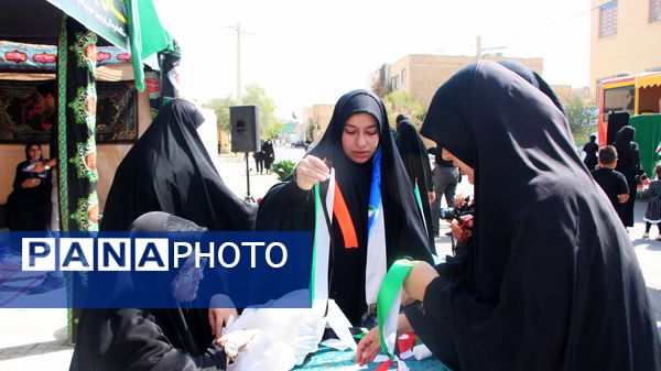 برپایی موکب عشاق الحسین در استان یزد