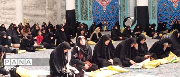 مراسم سوگواری مردم ولایتمدار و عزادار کرج