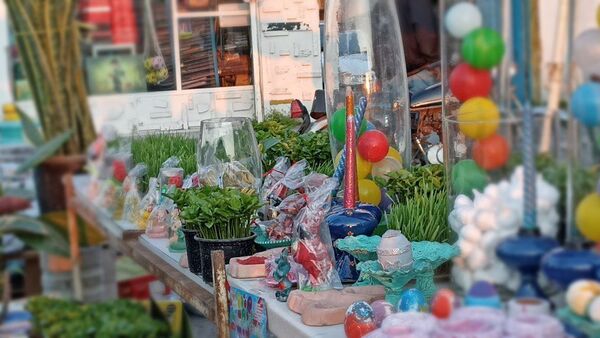 حال و هوای بازار عید نوروز در محمودآباد 