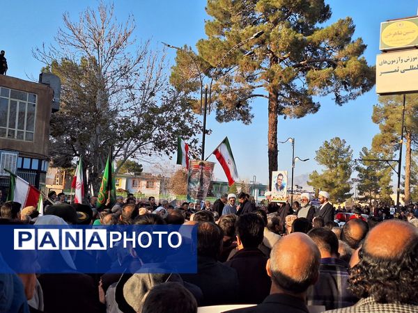 راهپیمایی میثاق با ولایت و محکوم نمودن اغتشاشات گروه های تروریستی در کاشمر