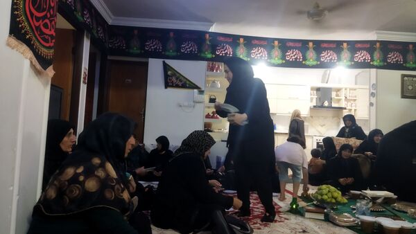 بر پایی روضه خانگی در قائمشهر