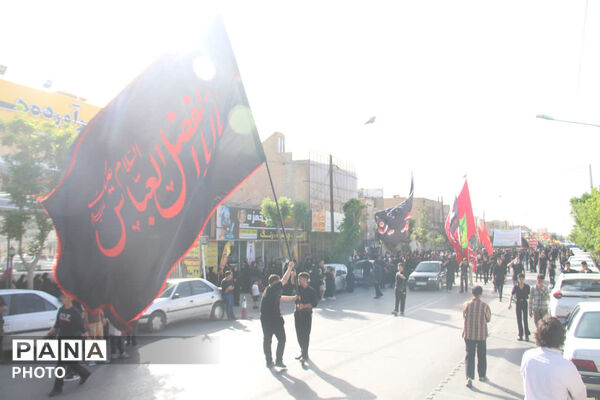 امامزاده جعفر یزد میزبان دسته عزای عزادارن شهادت امام صادق (ع)