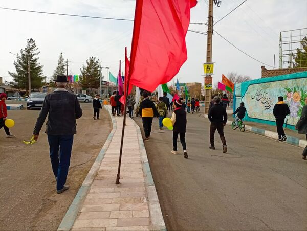 جشن ولادت حضرت مهدی (عج) در روستای فدافن