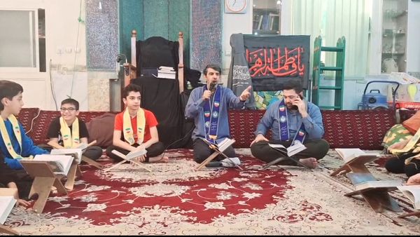 اعتکاف دانش‌آموزی در گرگان