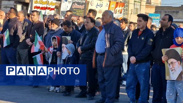 تشییع پیکر شهید ابوالفضل عرب در شهرستان گالیکش