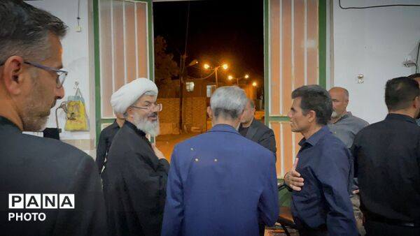 بازدید امام جمعه کاشمر از هیأت حسینی روستای جردوی
