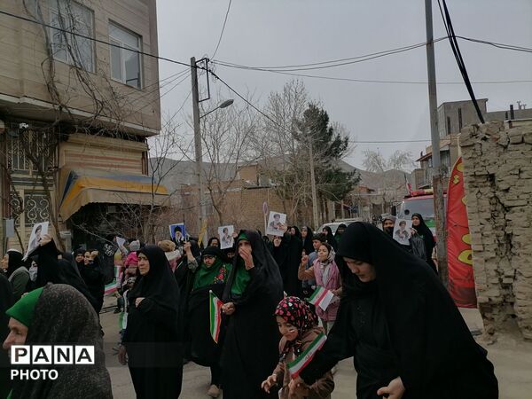 راهپیمایی روز جهانی قدس در شهر بار نیشابور