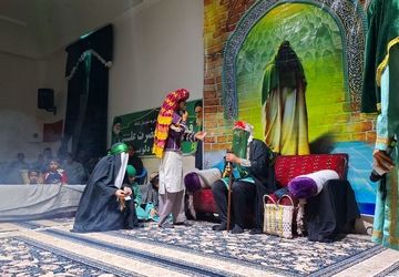 اجرای نمایشنامه(در دامن محراب)در قدمگاه امیرالمومنین گناباد