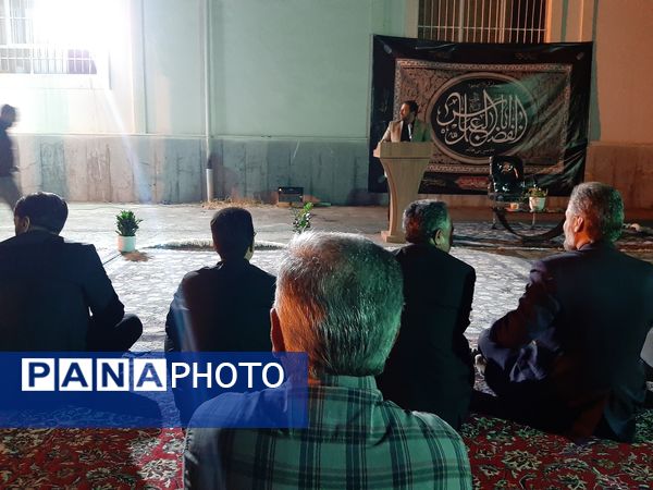 اجتماع حسینی در اداره آموزش و پرورش ناحیه ۷ مشهد 