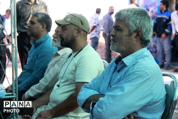  افتتاح طرح آبرسانی روستای هوتک