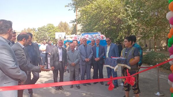 اعزام کاروان تجهیزات ورزشی-بهداشتی مهر با نشاط خراسان رضوی