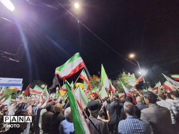 پنجاه و هفتمین شب از اجتماعات مردمی در شهرستان کاشمر 