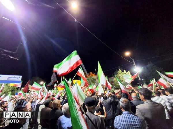پنجاه و هفتمین شب از اجتماعات مردمی در شهرستان کاشمر 