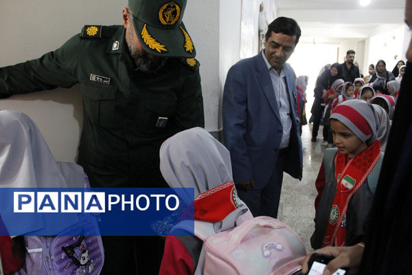 نهال‌های مهر در خاک دبستان ام‌السلمه جاجرم