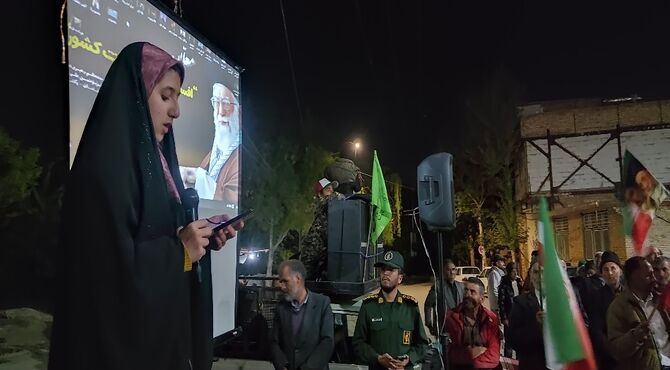 نقش آفرینی و حضور پررنگ نونهالان و نوجوانان در اجتماعات خیابانی شهر بار