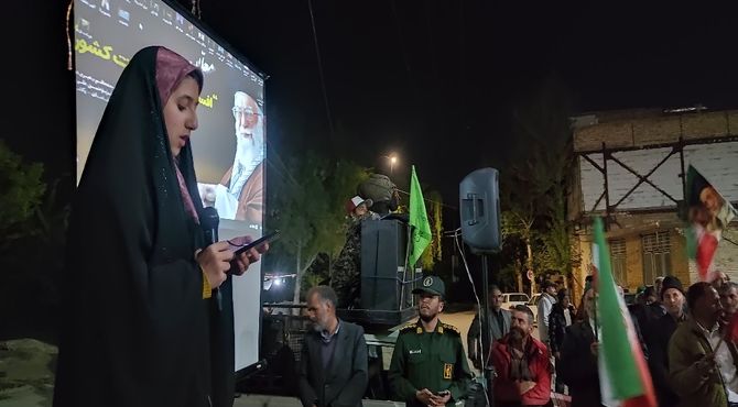نقش آفرینی و حضور پررنگ نونهالان و نوجوانان در اجتماعات خیابانی شهر بار