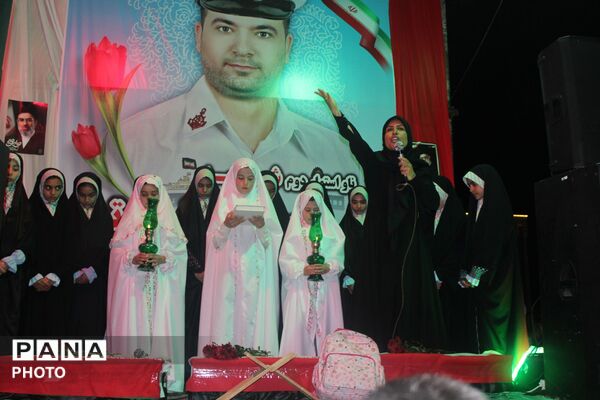 مراسم استقبال و شب وداع با پیکر مطهر شهید ناواستوار دوم امیررضا قدرتی در سملقان