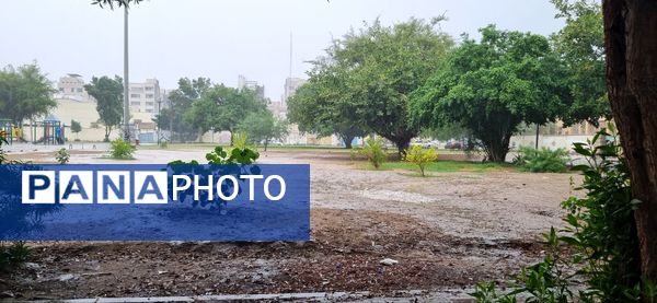 بارش باران چهره بندرعباس را پاییزی و دل‌انگیز کرد