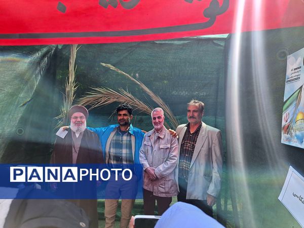 همبستگی مردم شهرستان گناباد در راهپیمایی روز قدس