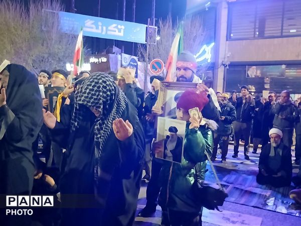حضور پر شور و حماسی مردم نیشابور در هشتمین روز از شهادت امام شهید خامنه ای