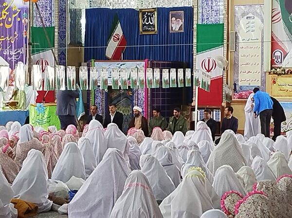 جشن تکلیف دانش‌آموزان دختر پایه سوم شیروان