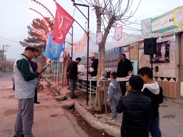 جشن ولادت حضرت مهدی (عج) در روستای فدافن