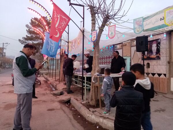 جشن ولادت حضرت مهدی (عج) در روستای فدافن