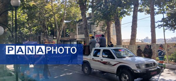 حضور پرشور مردم در راهپیمایی ۱۳ آبان طرقبه