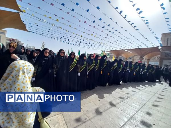 کاروان نمادین سالروز ورود حضرت معصومه(س) به قم 