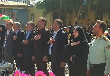 آیین نواختن زنگ جوانه ها با حضور مدیر کل آموزش و پرورش شهرستانهای تهران 