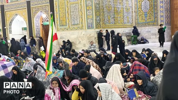  احیای شب بیست‌وسوم با حضور گسترده زائران