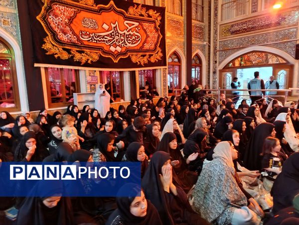 مراسم عزاداری امام حسین (ع) در شب تاسوعای حسینی 