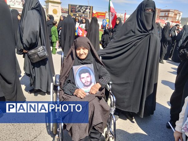 راهپیمایی باشکوه روز قدس در شهرستان گلبهار