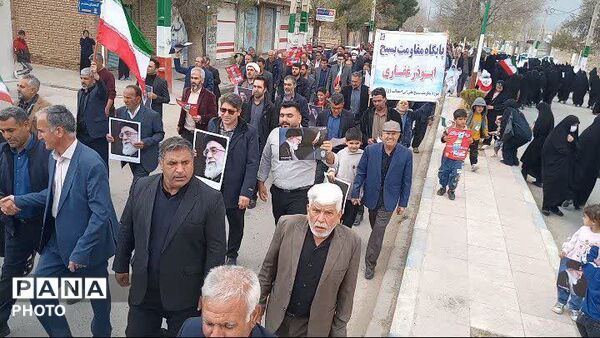 حماسه مردم بیدار کوهنانی در روزجهانی قدس