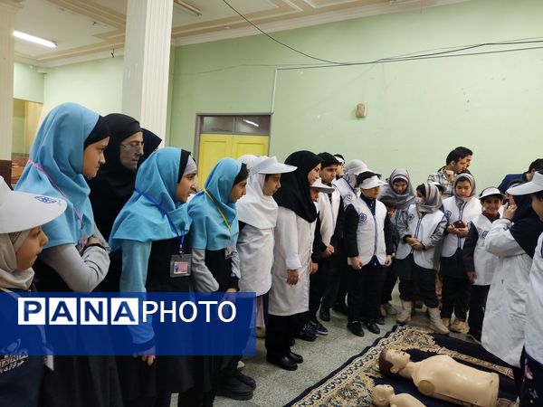 رقابت علمی و مهارتی سفیران سلامت در رباط کریم؛ گامی برای ارتقای آگاهی بهداشتی دانش‌آموزان