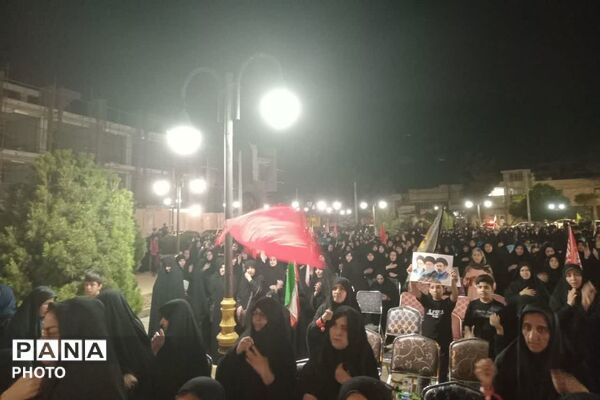 شکوه بیعت اهالی زرقان با آرمان‌های رهبر شهید