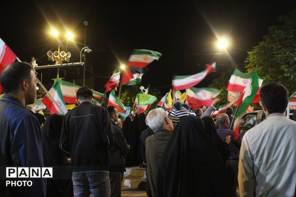 تجمع گسترده شهروندان بجنورد در حمایت از اقتدار کشور
