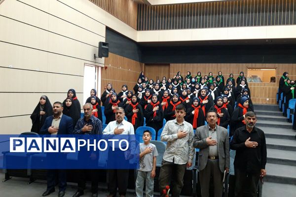 یادواره شهدای جنگ دوازده روزه در سالن ارشاد اسلامی شهرستان قدس