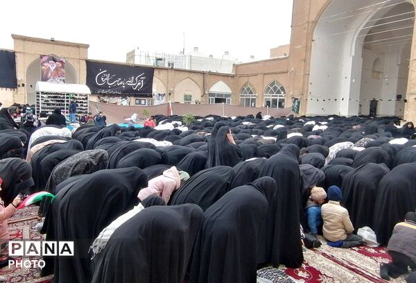 نماز جمعه روز قدس در مسجد جامع شهرستان خلیل‌آباد