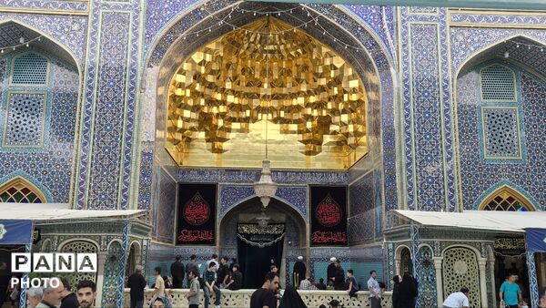 حرم خواهر امام مهربانی غرق در اندوه برادرشد