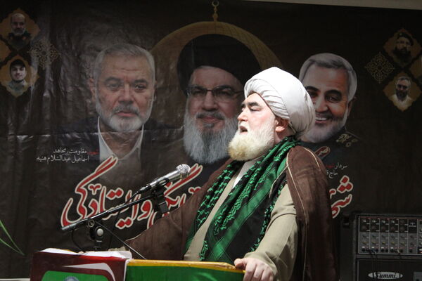 گرامیداشت پنجمین سالگرد شهادت سردار سلیمانی در شهر درق 